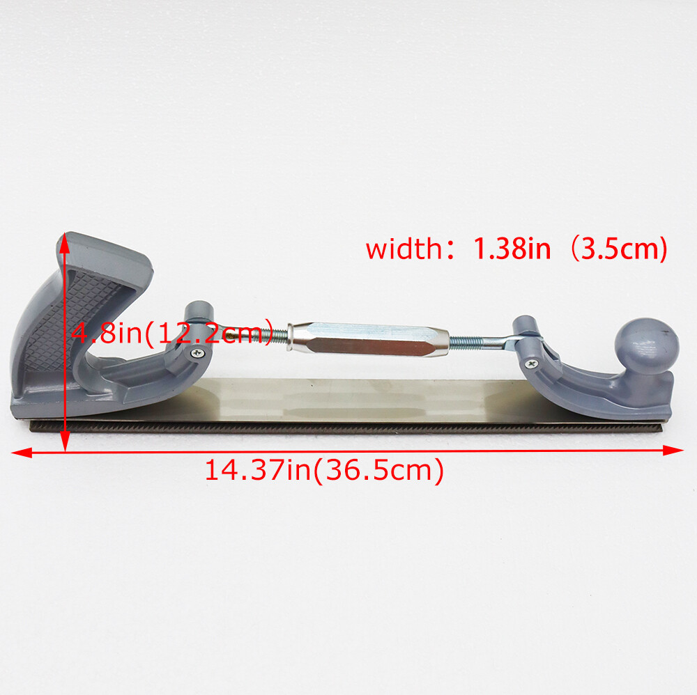 TECHTONGDA Adjustable Body File Holder with 10 Teeth Flat Body File