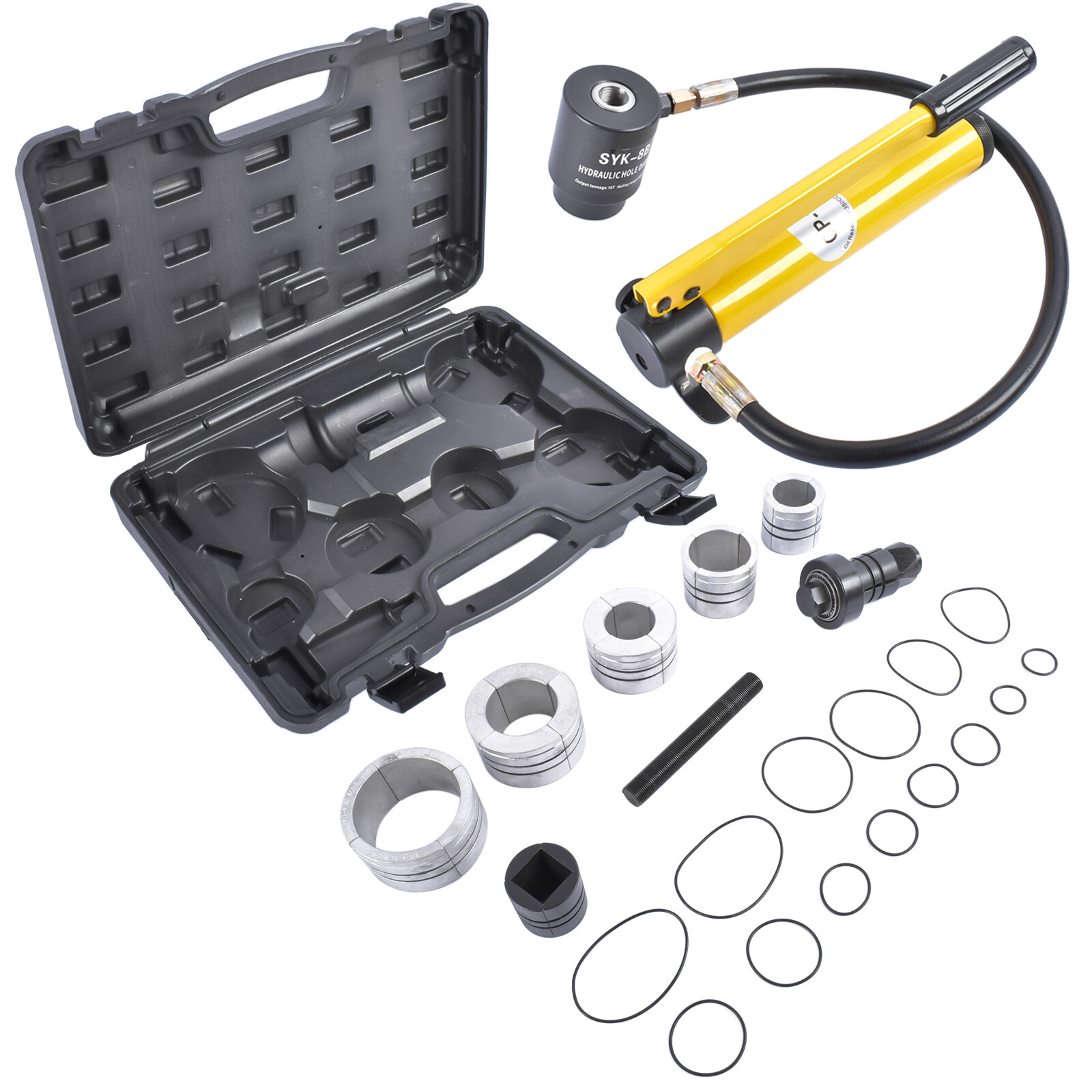 New Hydraulic Exhaust Pipe Stretcher Expander Kit with Collets 1 5/8″ to 4 1/4″