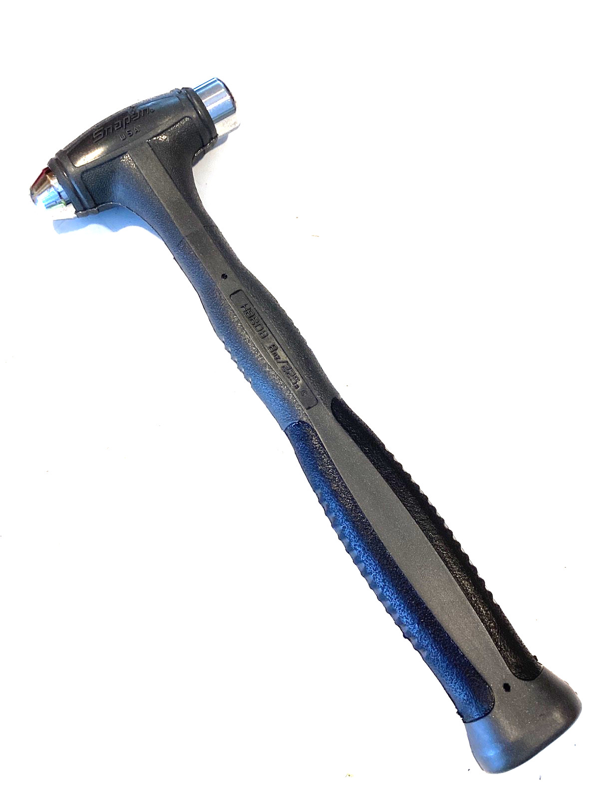 Snap On 8 Ounce Titanium Gray Soft Grip Dead Blow Ball Peen Hammer HBBD8 NICE