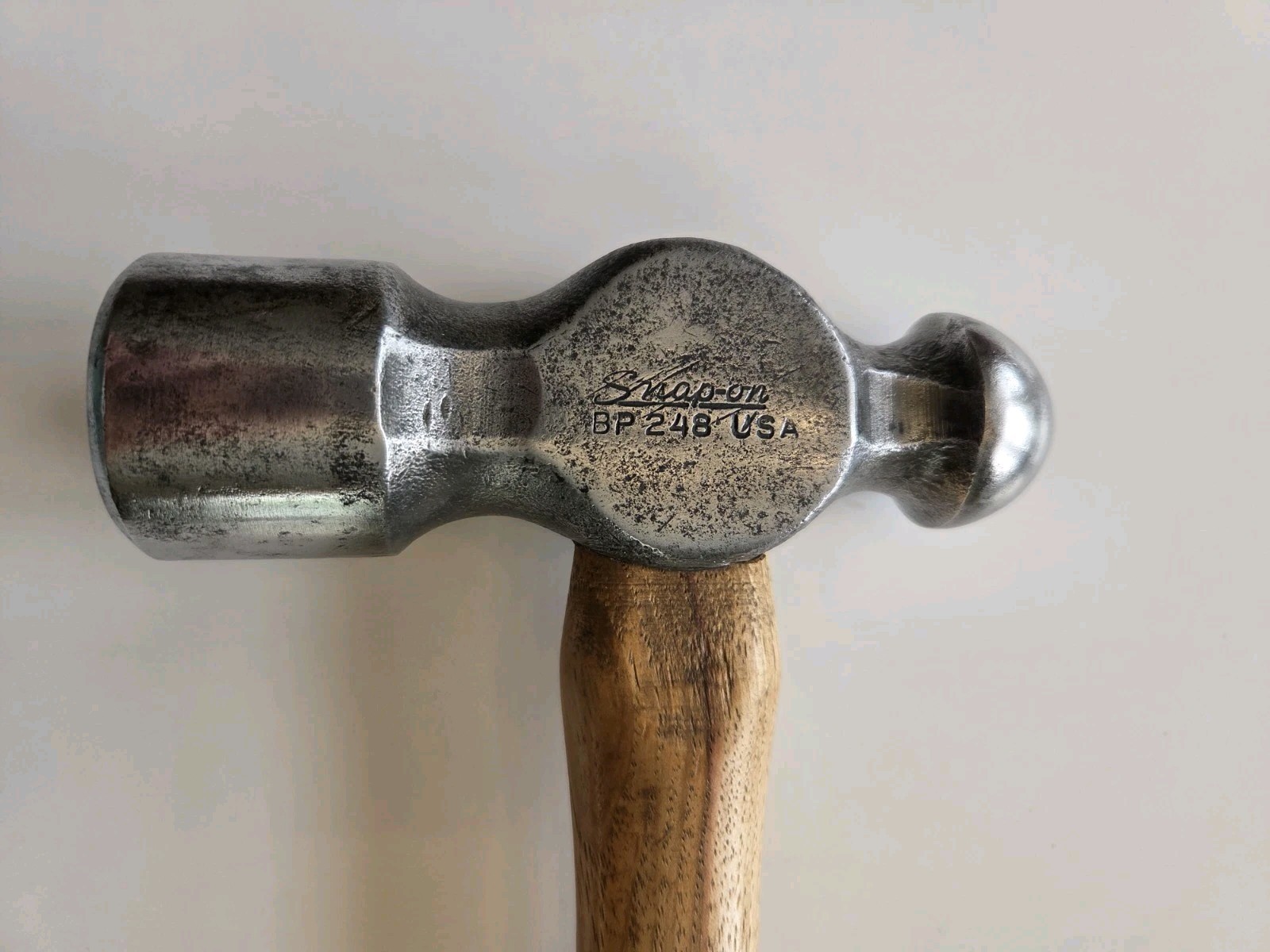 Vintage Snap On BP248 48oz Ball Peen Hammer With NEW Blue Point Handle