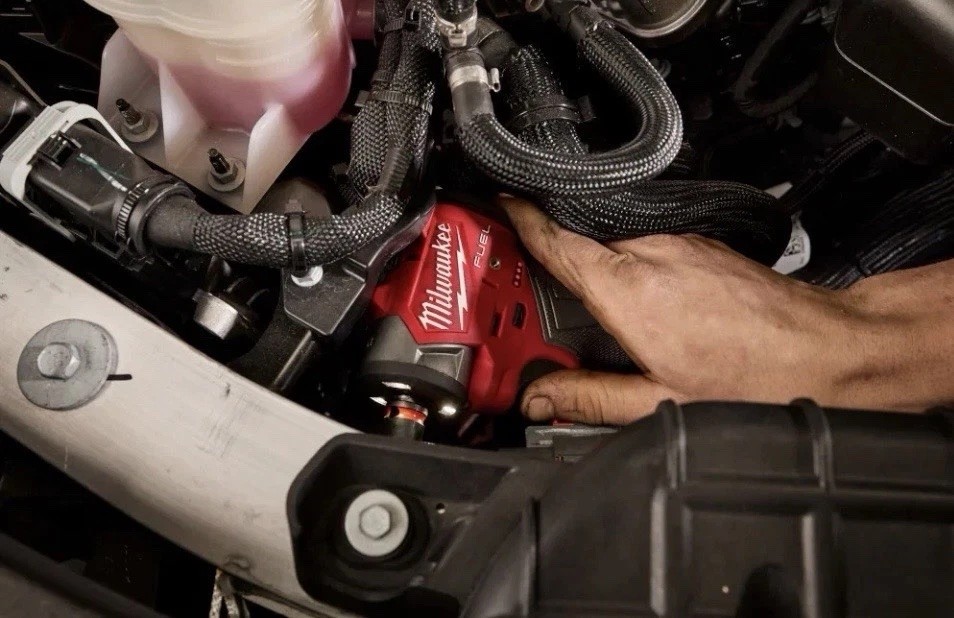 Milwaukee Tool M12 FUEL 3/8 Inch Subcompact Impact Wrench 2 Battery Kit 3049-22