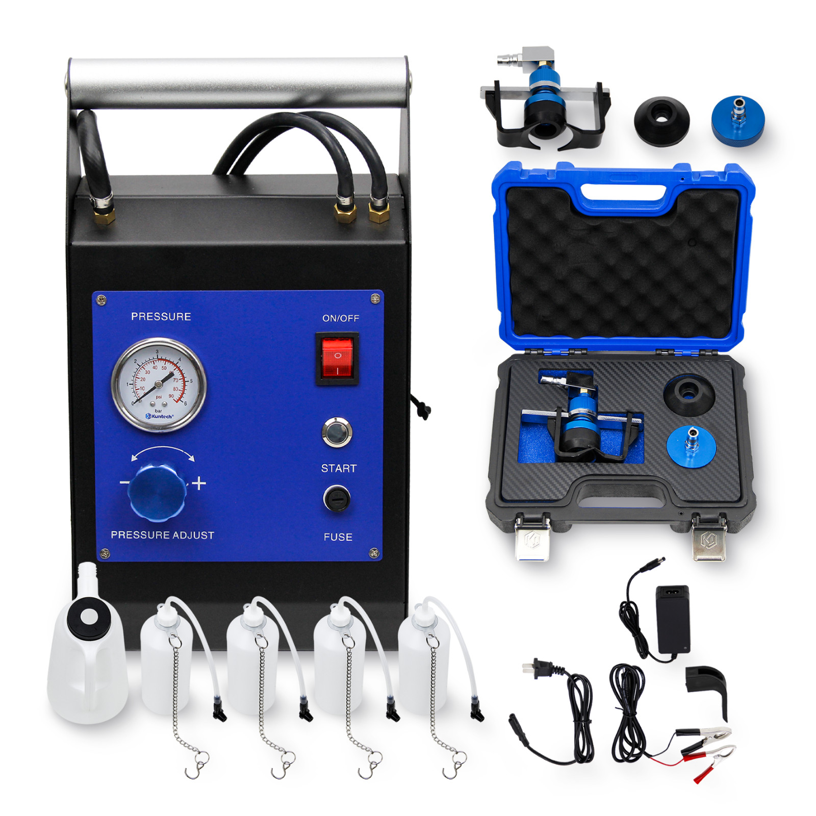 Electric Brake Bleeder Kit Automotive Brake Fluid Oil Exchanger DC 12V /AC 240V