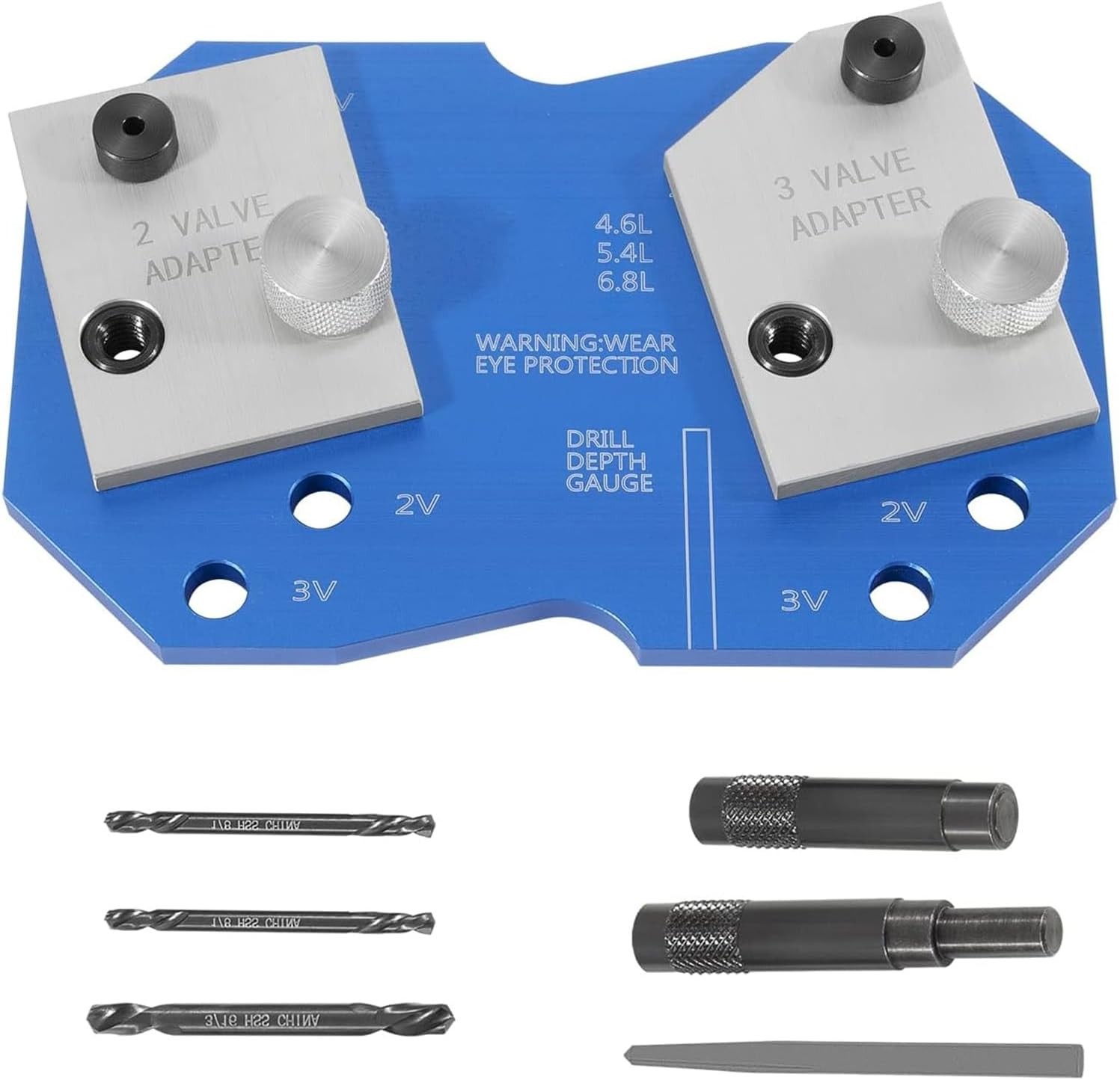 Manifold Drill Template 68500 for Ford 2V 3V Triton Engines 4.6L 5.4L 6.8L V10