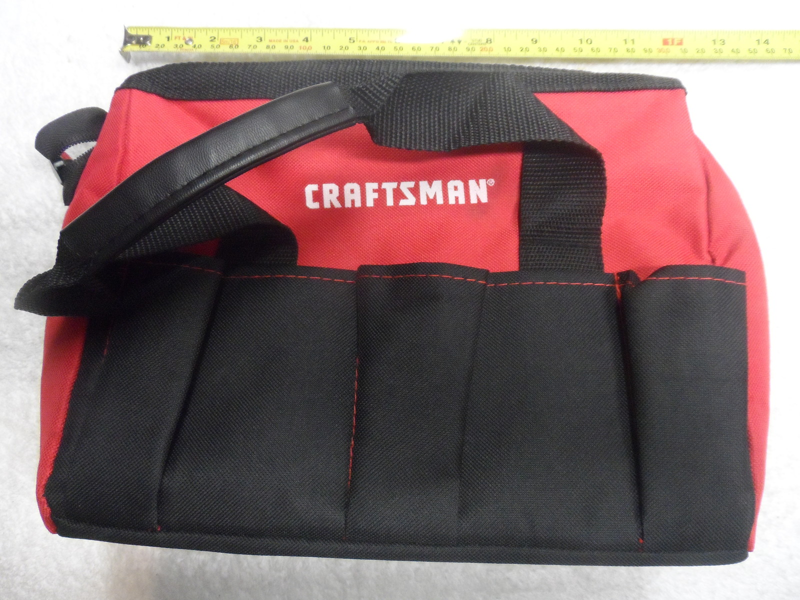 Craftsman Red Black 12″ Wrench Screwdriver Tool Set Carry Bag NOS