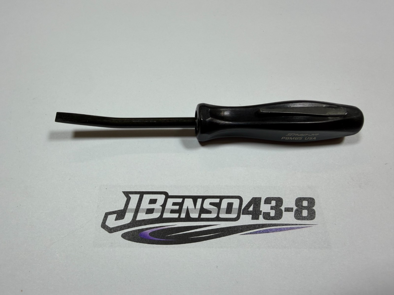 Snap-on Tools USA NEW BLACK 5″ Length Angle Tip Mini Pocket Prybar PBMB5BK