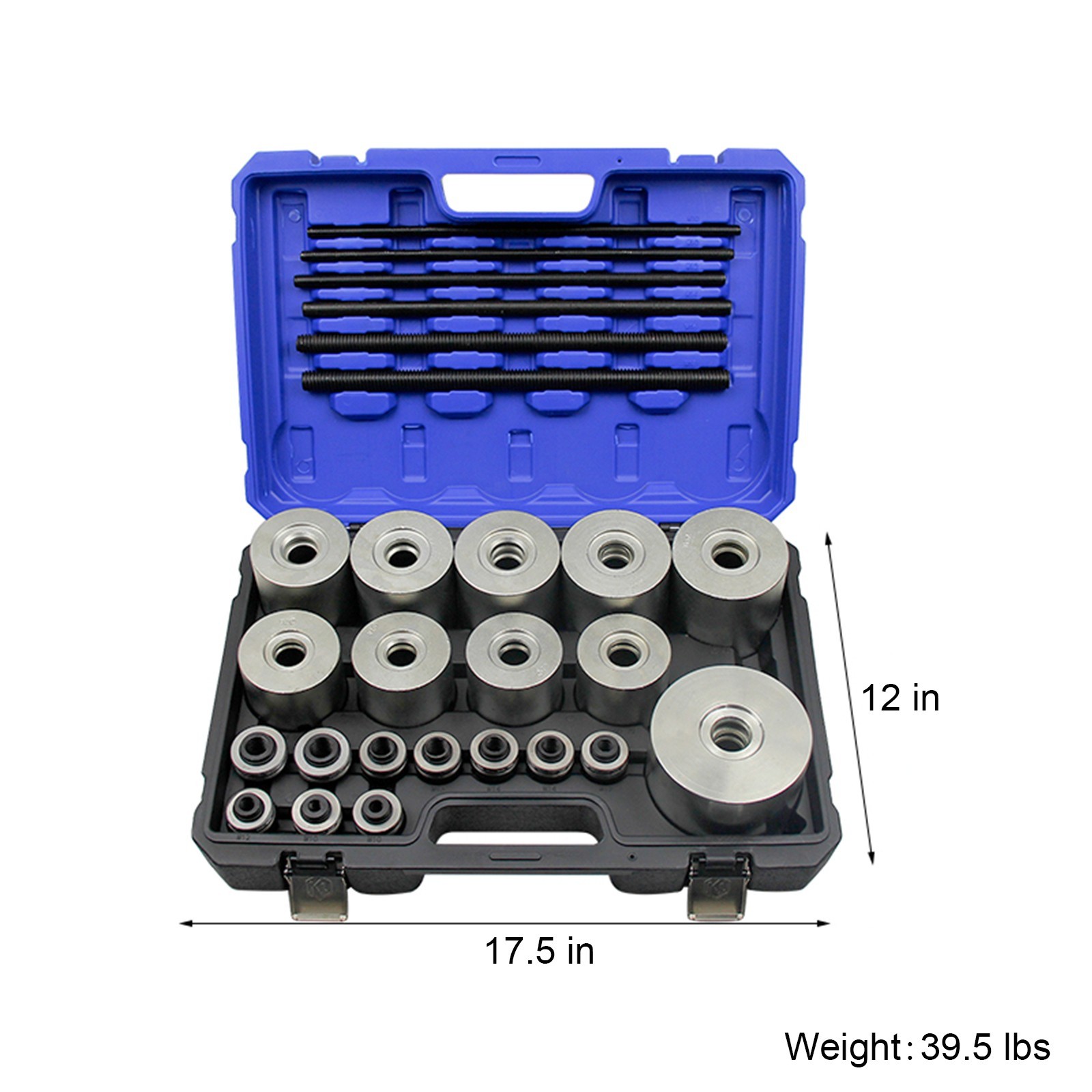 Kuntech 29PCS Press Pull Sleeve Kit Bearing Bushing Removal Installation Tool