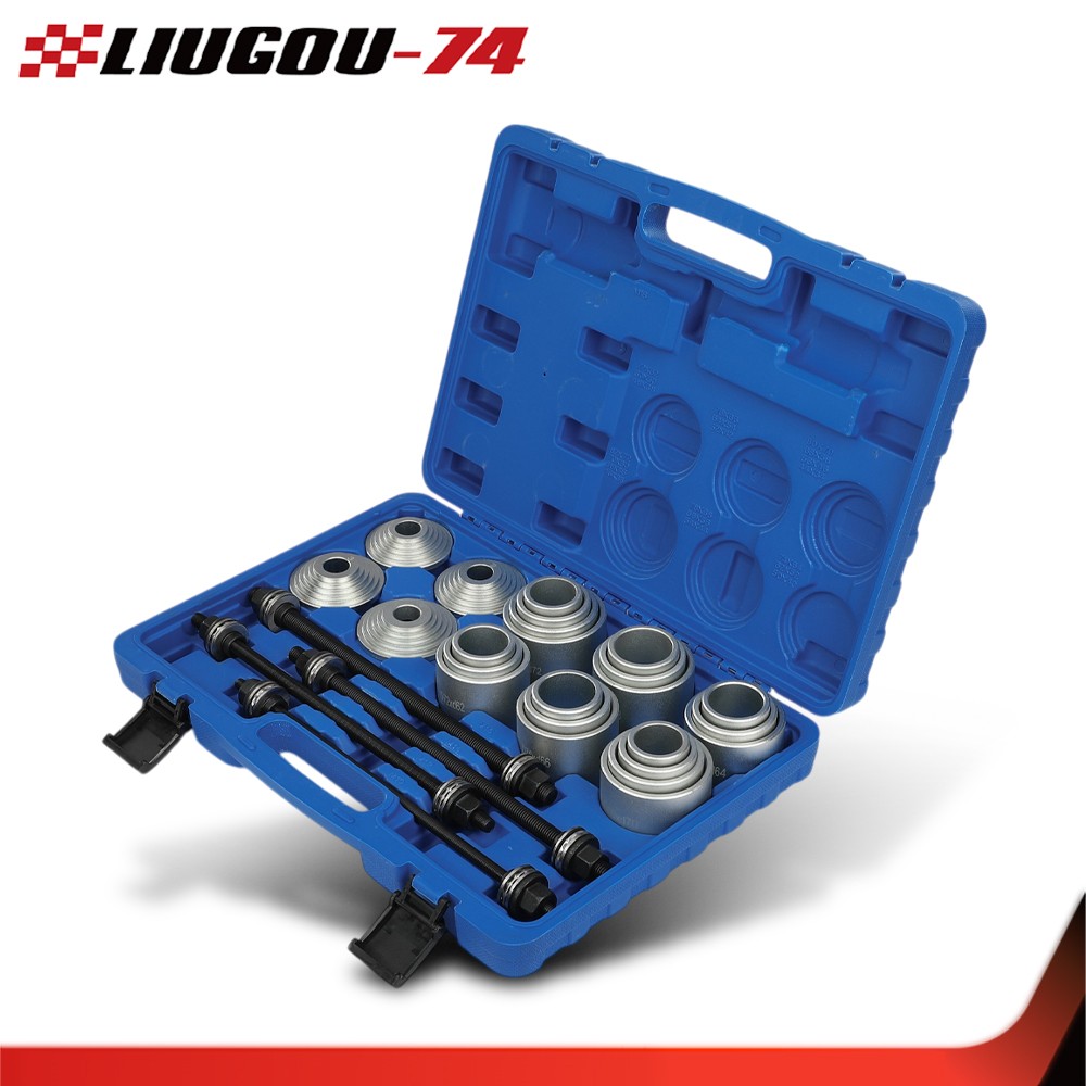 Universal Bearing Bush Seal Tool Kit Press Pull Sleeve Removal Install Set 28PCS
