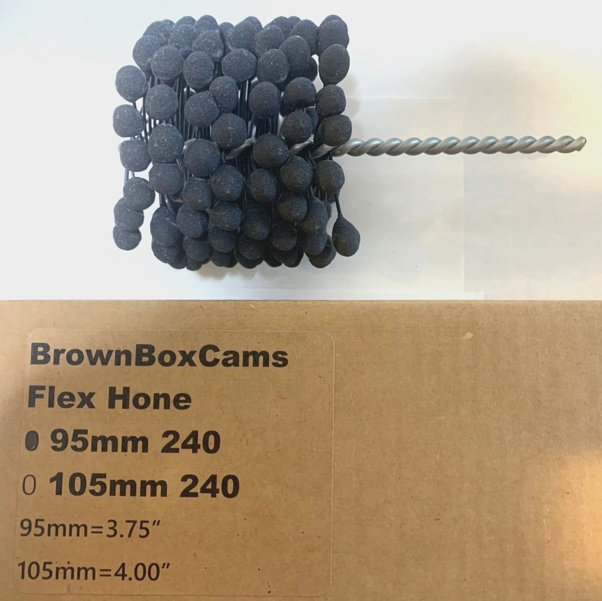 3-3/4″ 95MM Engine Cylinder Flexi Ball 240 grit hone BrownBoxCams Free Ship USA
