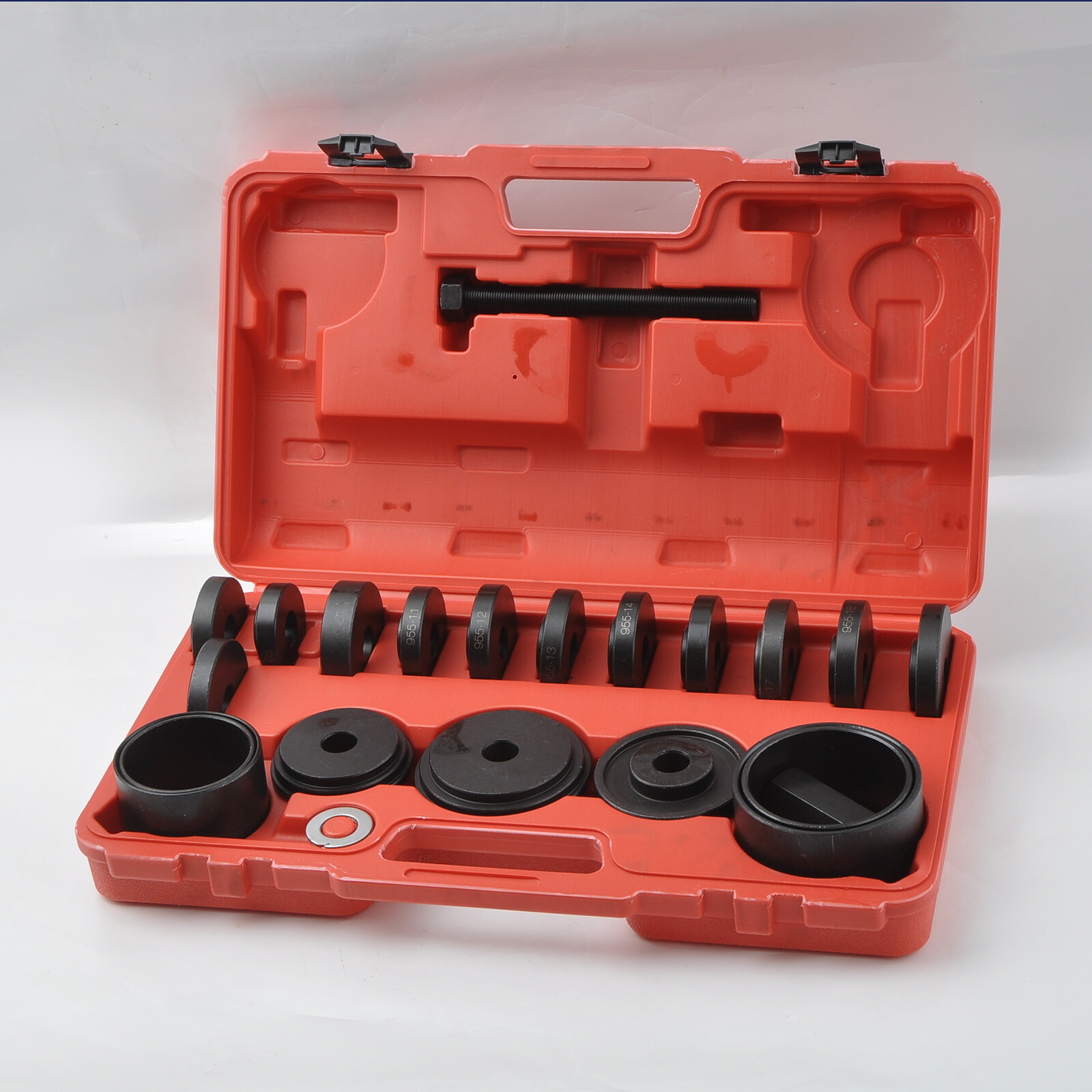 23 Pc FWD Front Wheel Drive Bearing Removal Adapter Puller Pulley Tool Kit