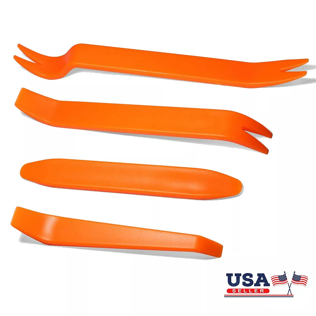 4 Pieces Car Trim Removal Kit Panel Tool Pry Door Interior Clip Set Dash Plastic
