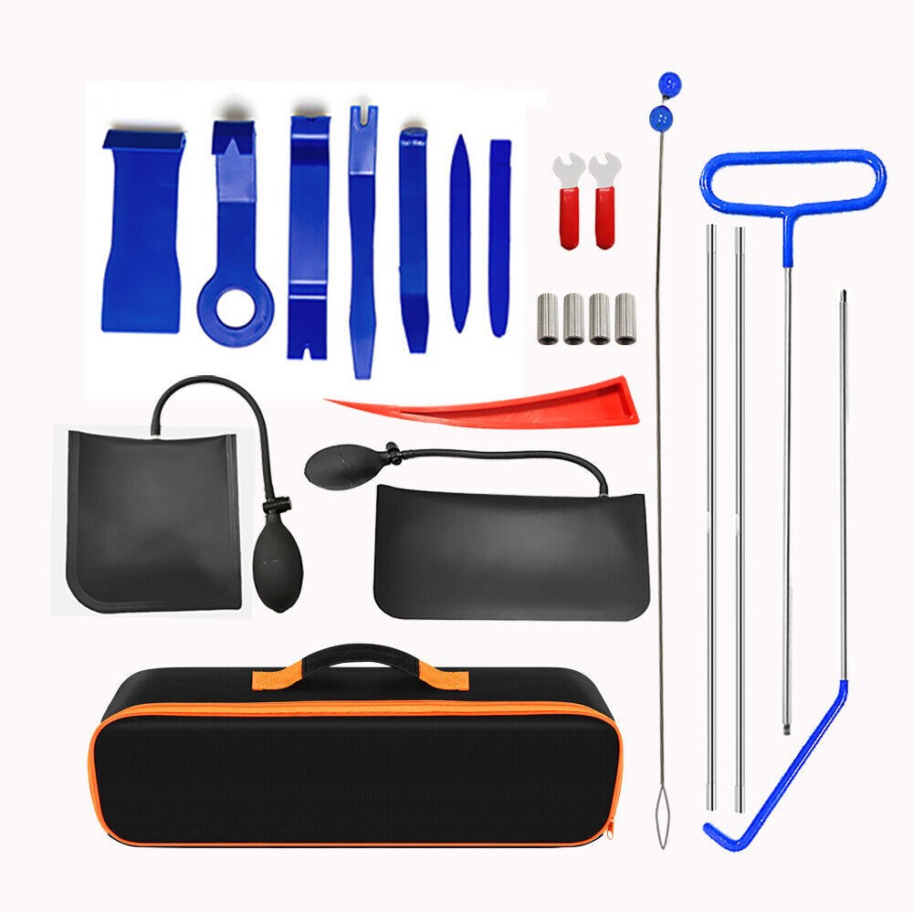 22Pcs Emergency Auto Tool Window Door Open Key Lost Lock Out Unlock Tool Kits