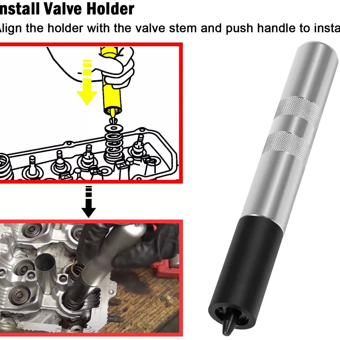 36050 Valve Keeper Remover and Installer Kit Valve Spring Compressor for Toyota
