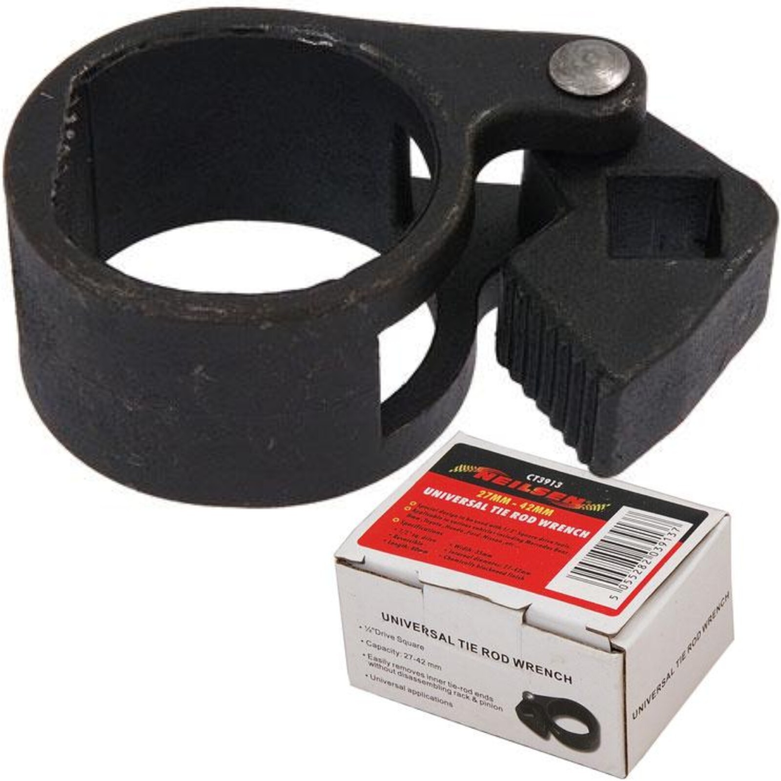 Black Inner Tie Rod Wrench 27mm – 42mm Universal Steering Track Removal Tool