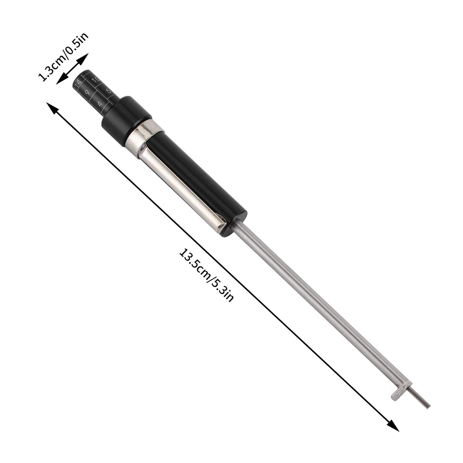 Brake Pad Measuring Tool For 6mm / 0.2 Thickness Brake Pad Gauge Vehicle Measur