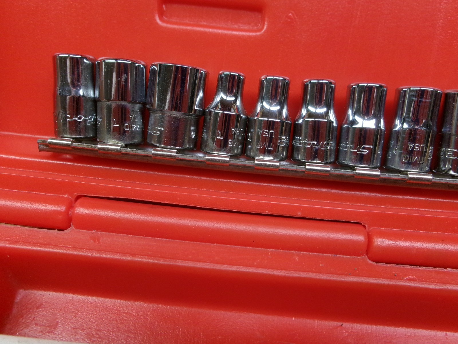 Snap-on USA 20-Piece 1/4″ Drive Socket Set with Case No 120DTMPB Nice!