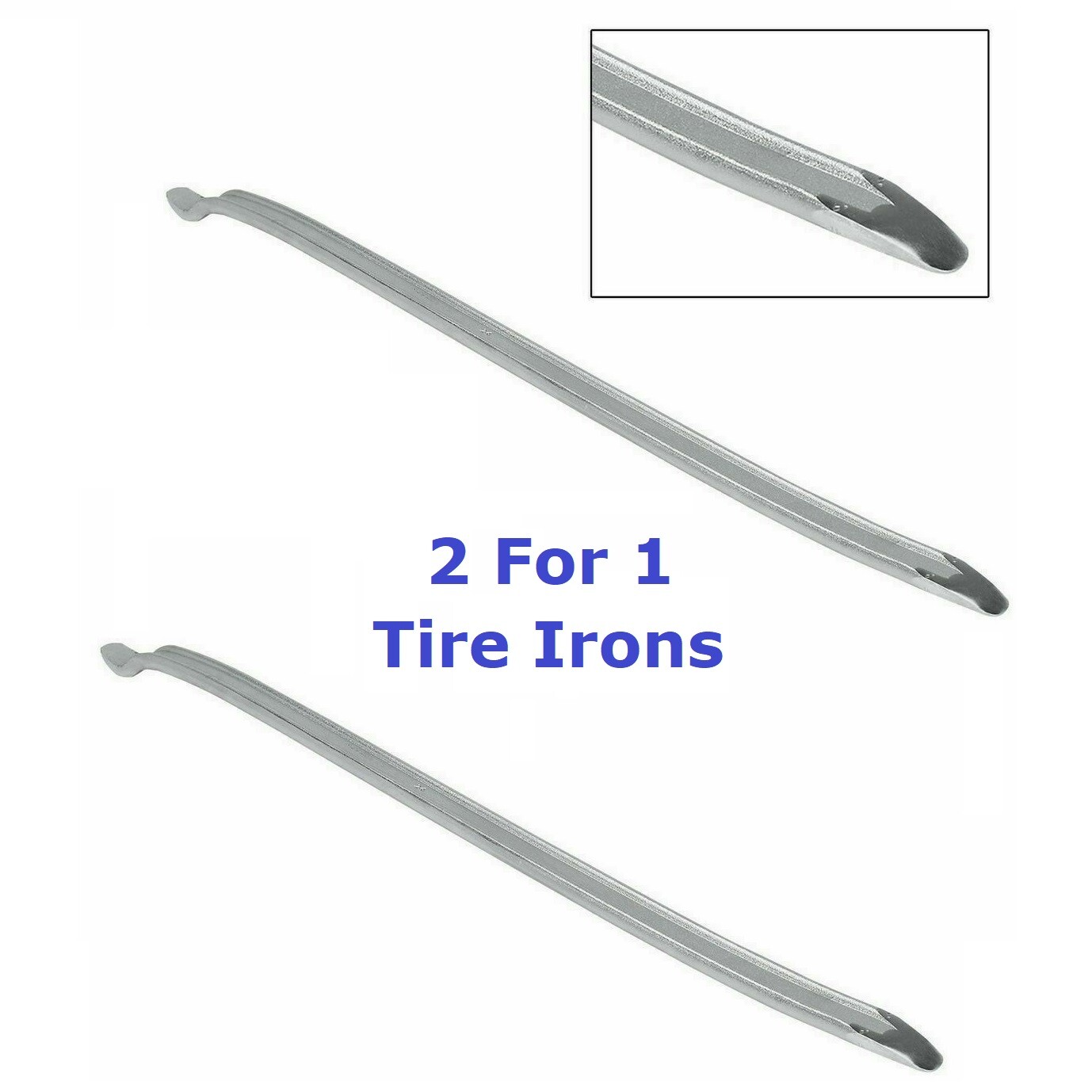 2 PACK TIRE IRON Bar 24″ Forged Steel Change Tire Auto Car Wheel Mechanic Tool