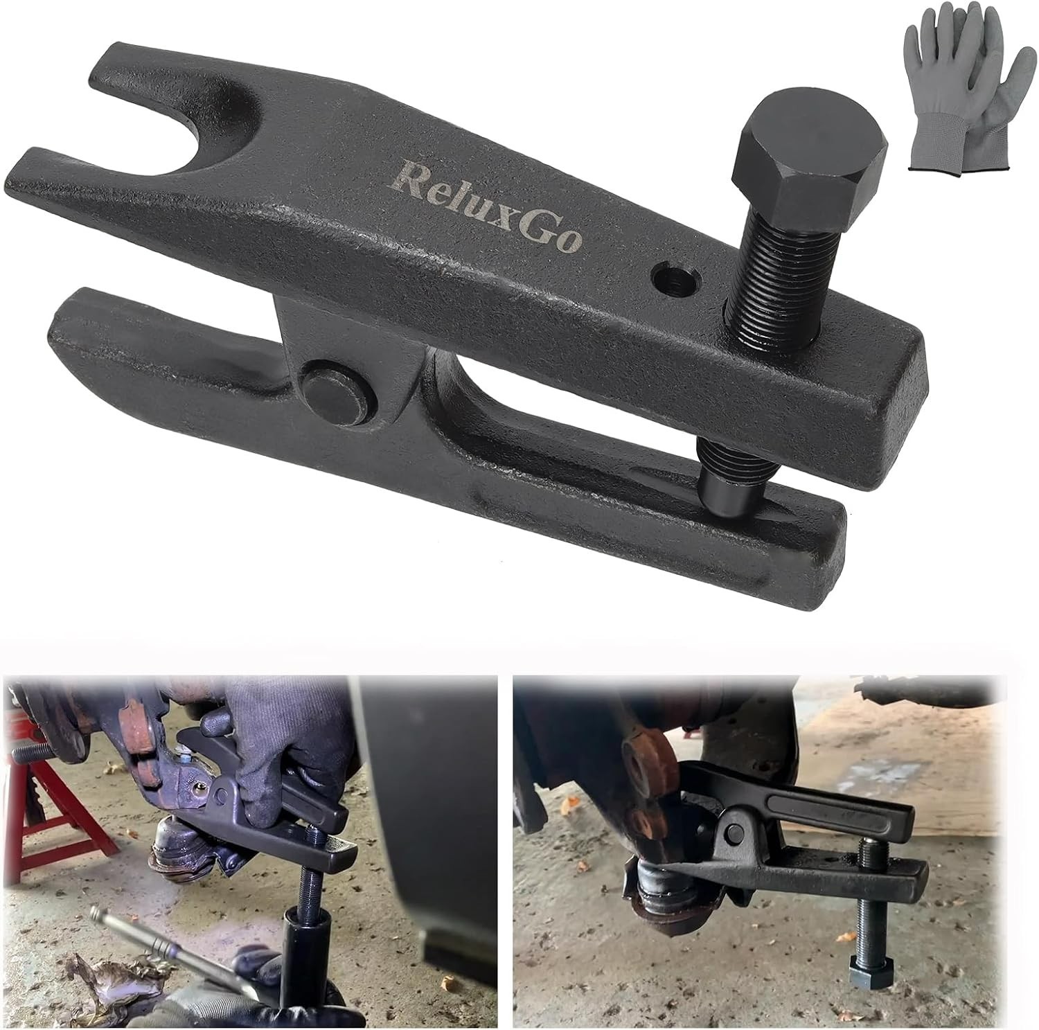 Universal Ball Joint Separator Tool – 1-1/2″ to 1-7/8″ Adjustable for Easy Use