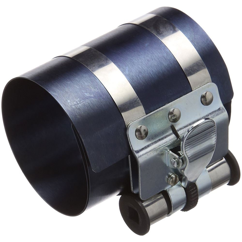 PISTON RING COMPRESSOR 50-125 X 75MM STAINLESS STEEL CLAMP CAR MOTORBIKE REPAIR