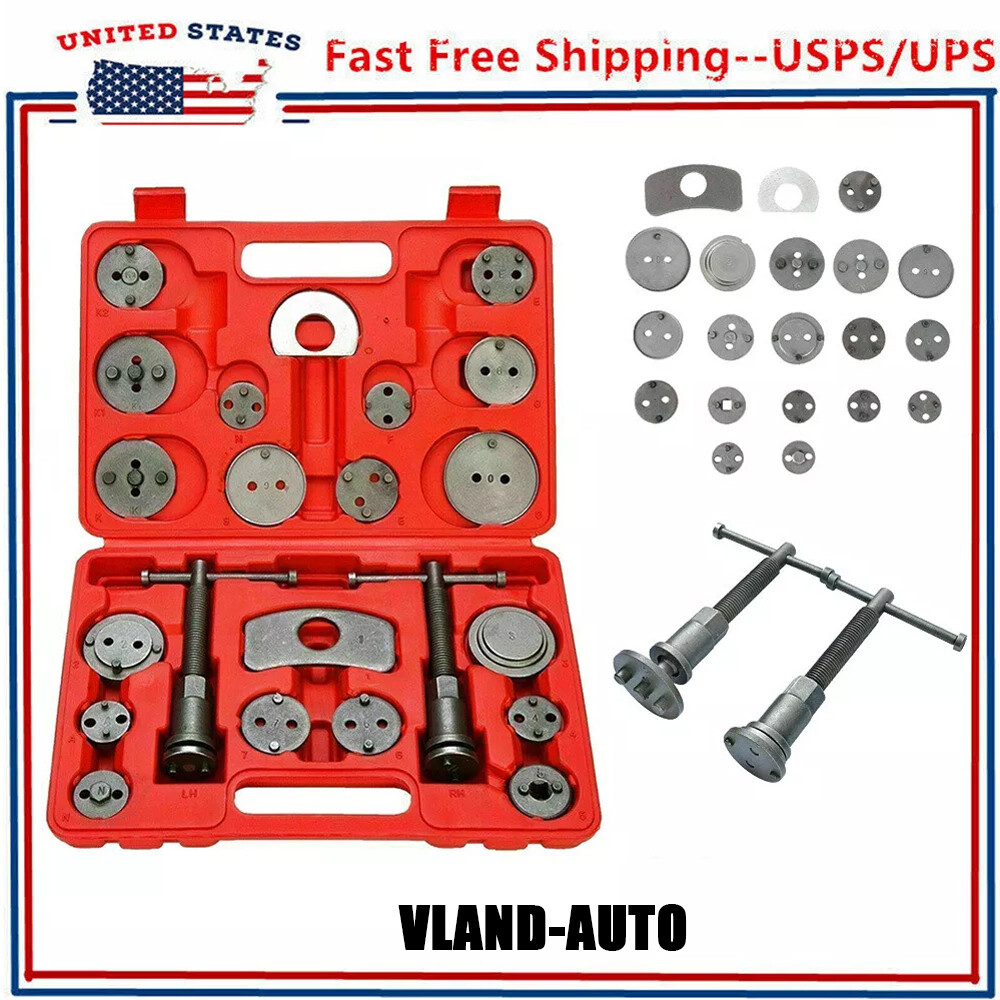 22 pcs Disc Brake Caliper Piston Pad Car Auto Wind Back Hand Tool Kit Universal