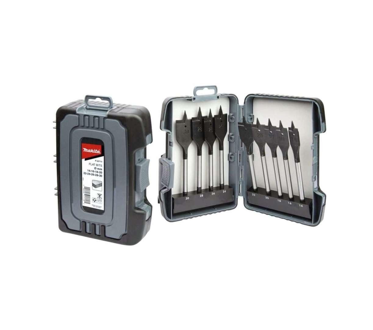 Makita 1/4-Inch Hex Shank Flat Wood Spade Bit (9 Pieces)