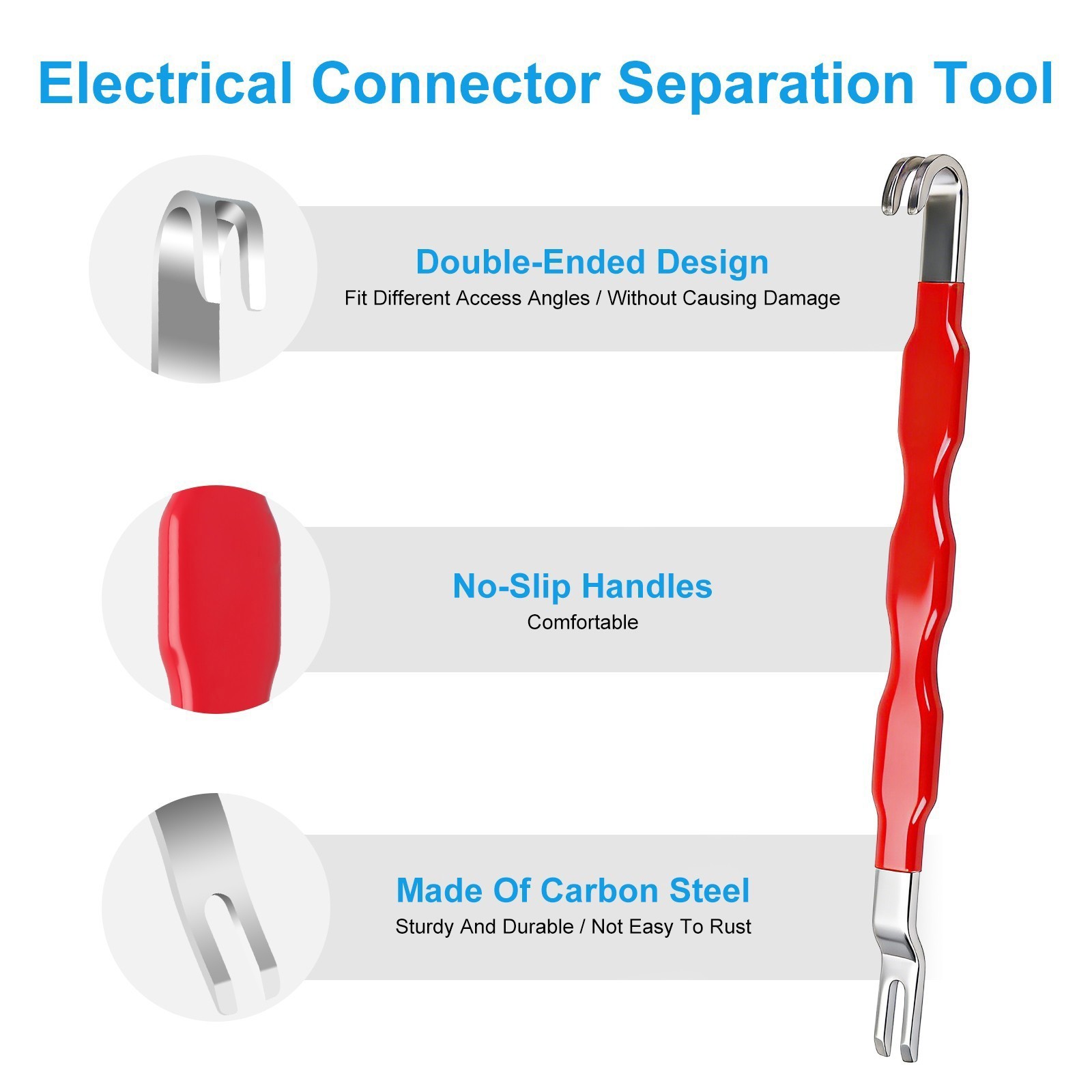 4PCS Electrical Disconnect Plier Set Automotive Connector Separator Removal Tool