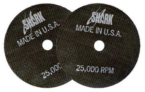Shark Industries Ltd 12705 Cut-off Wheels 3″x1/16″x3/8″ 50 Pk. 54 Grit