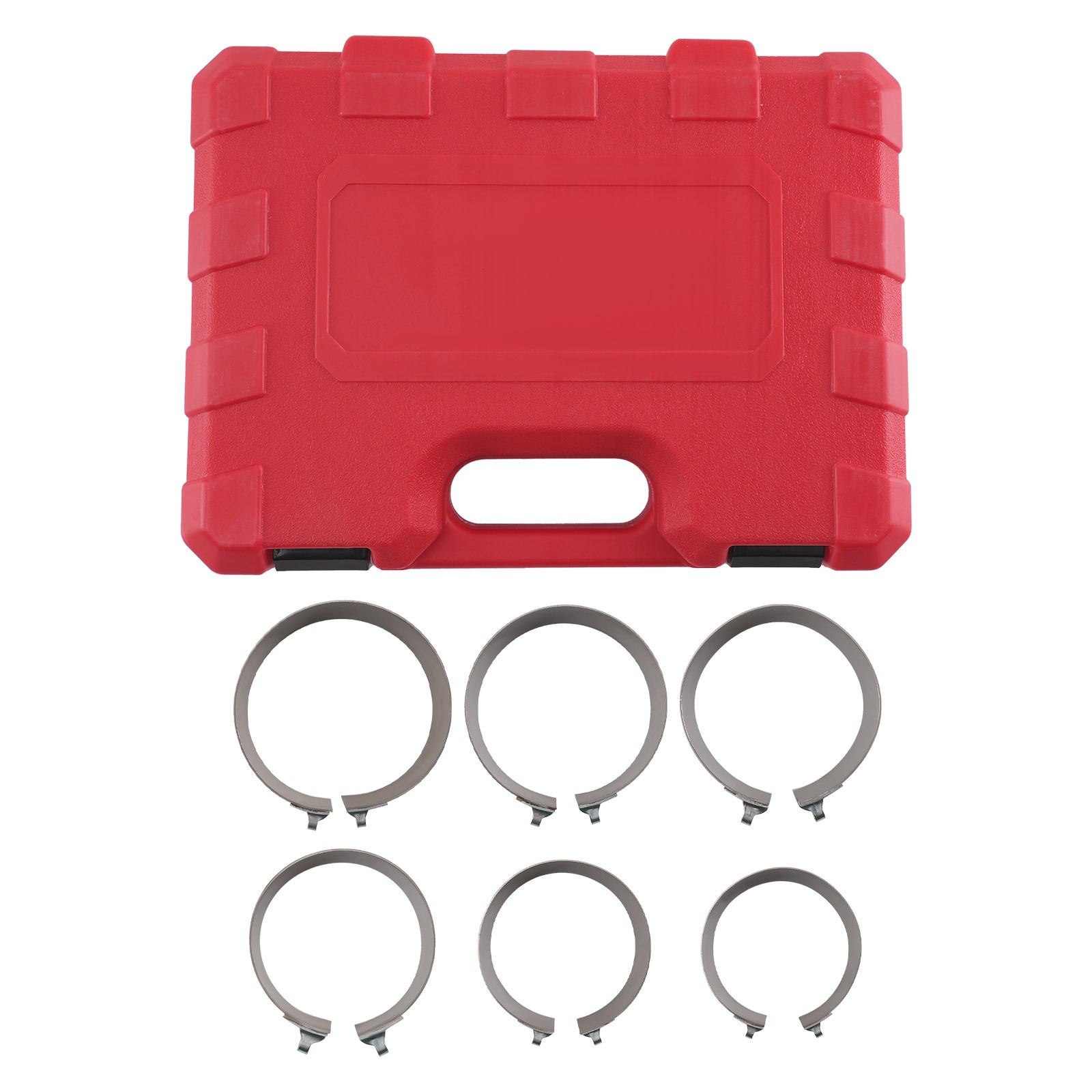 Auto Piston Ring Compressor 73-111mm for Car Engine Rebuild 7PC Tool Kit