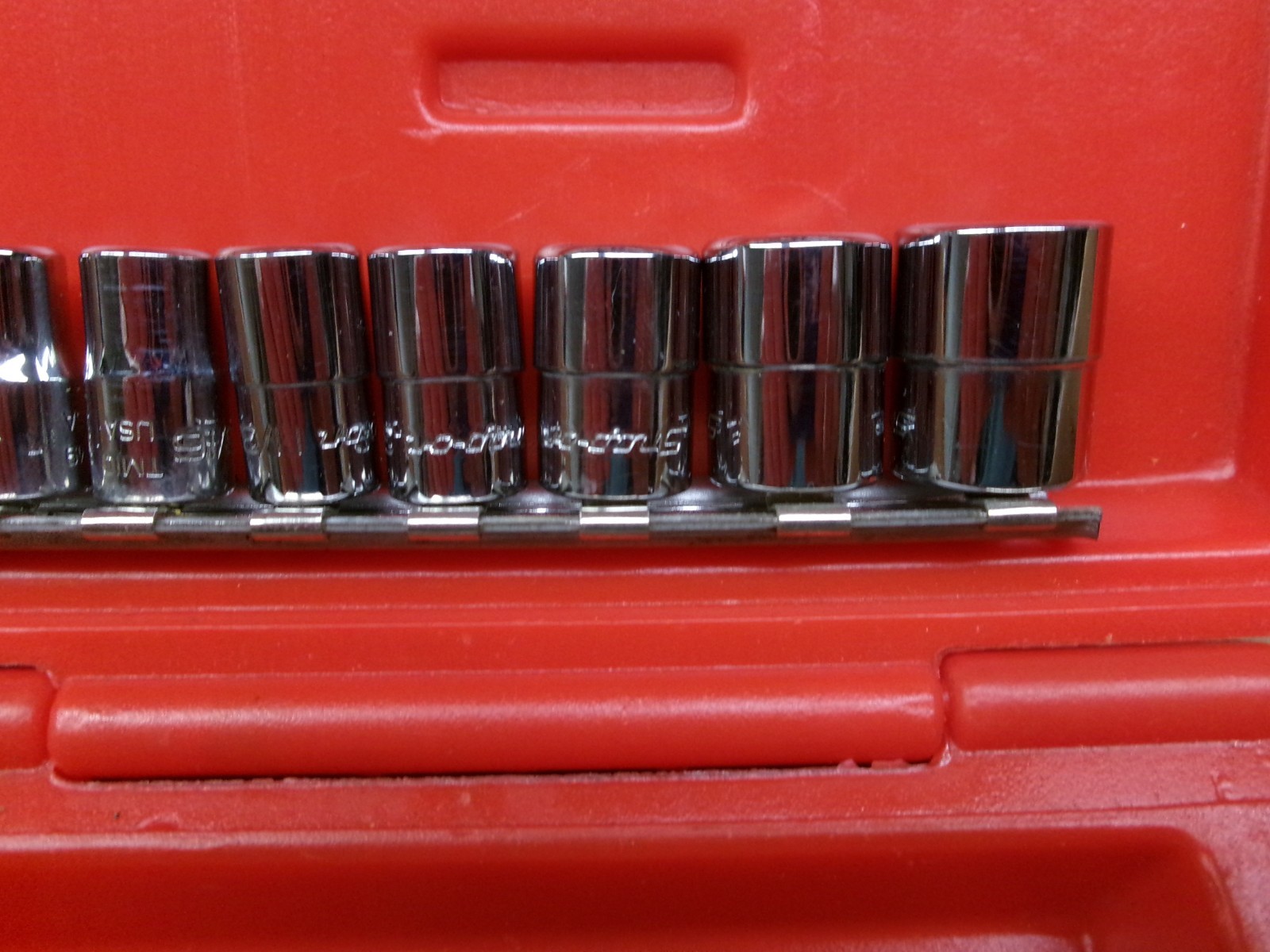 Snap-on USA 20-Piece 1/4″ Drive Socket Set with Case No 120DTMPB Nice!