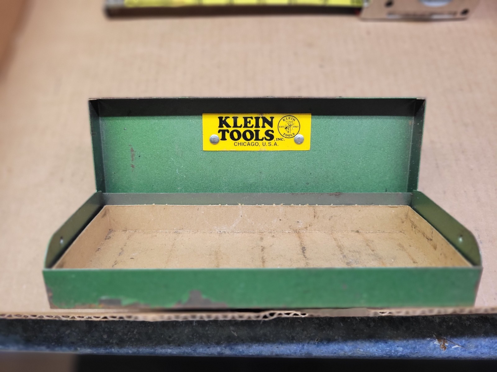 Klein USA Small Metal Socket Tool Box (no tools Box Only)