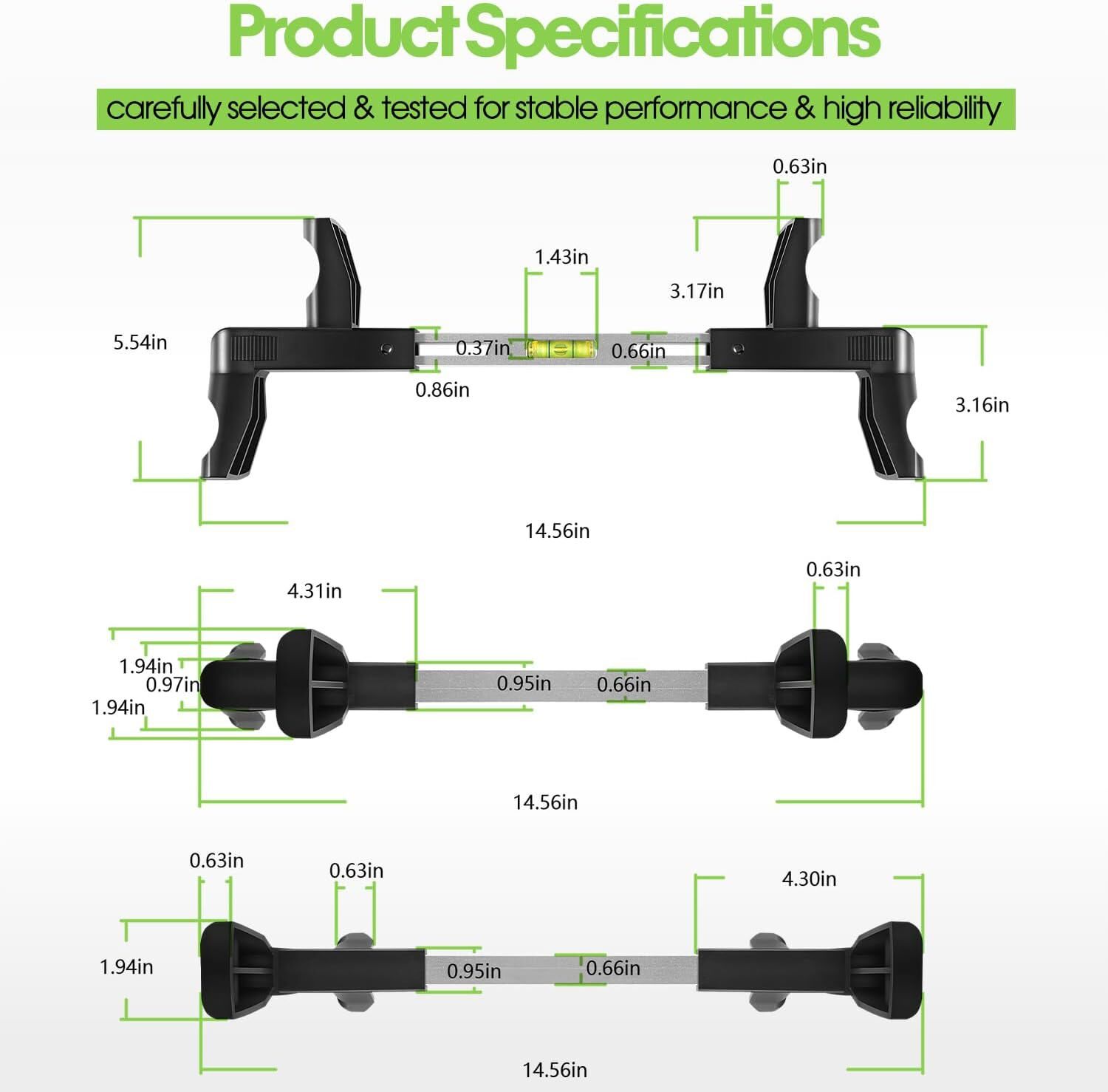 ATD-3100 Steering Wheel Level Alignment Tool for Passenger Cars, Vans & Trucks