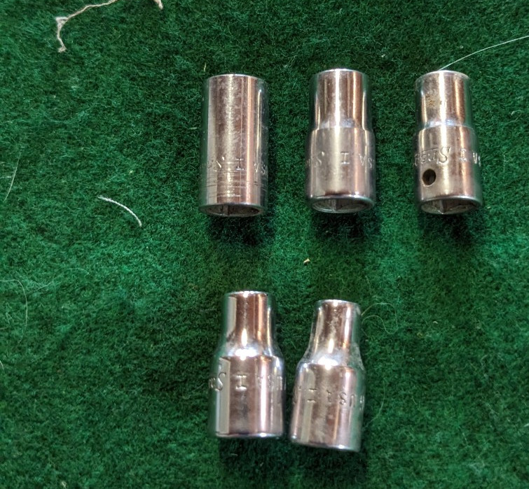 Snap On 1/4″ 19 Piece Ratchet?Socket Set Has I Date 1961