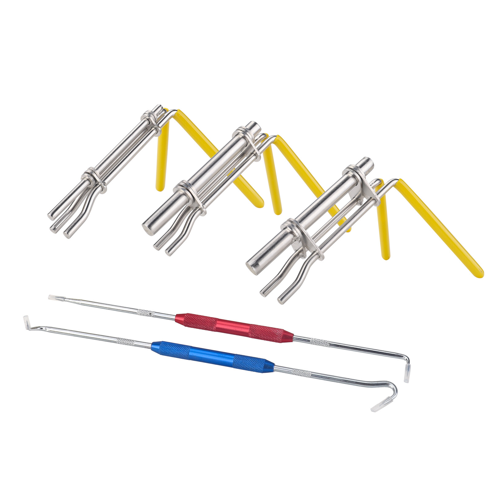 5pcs Hydraulic Cylinder Piston Rod Seal U-cup Installation & Remove Tool Kit Set