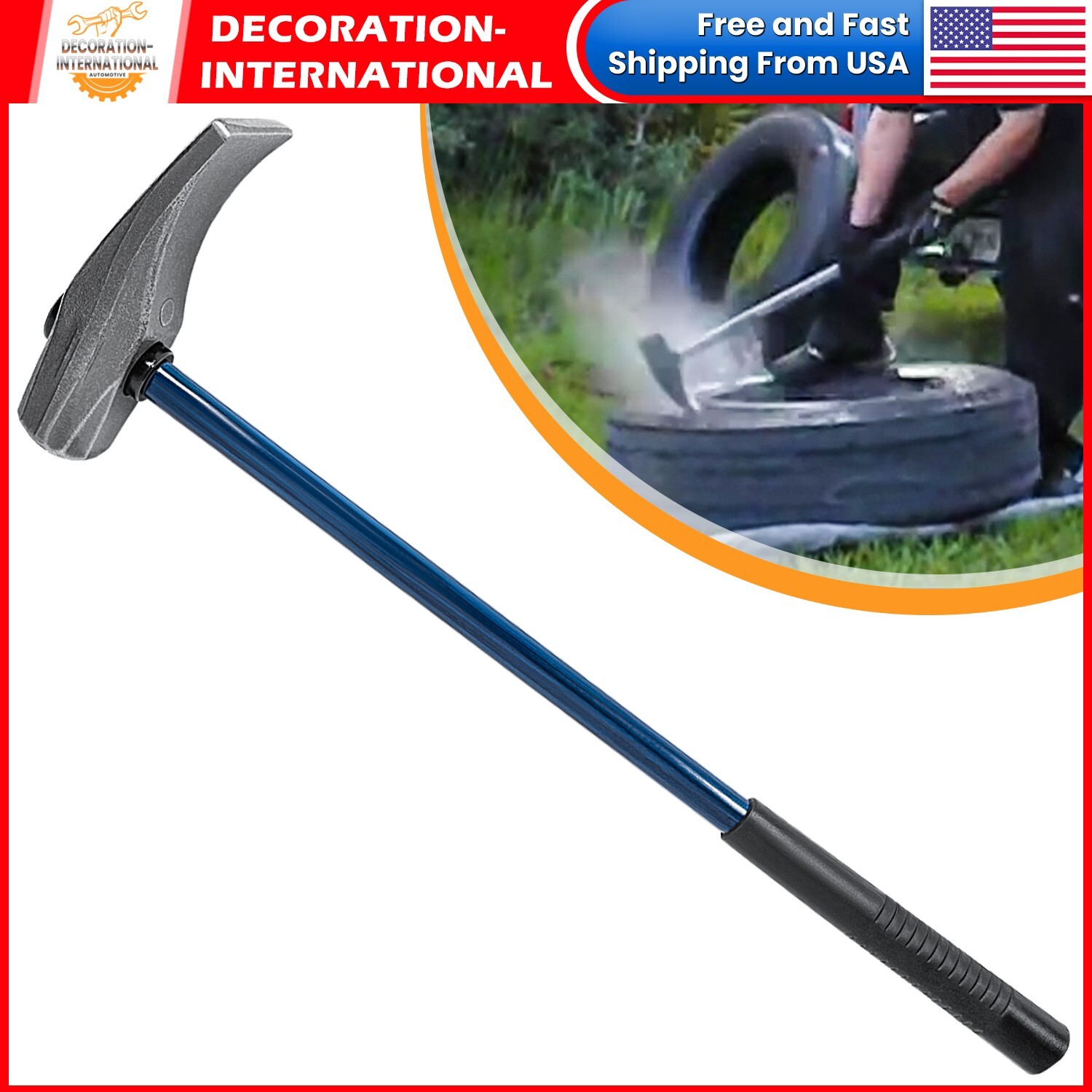 Replace for Ken-Tool 35429 Tire Bead Breaker Wedge TG11E Tire Hammer 32 in, STL