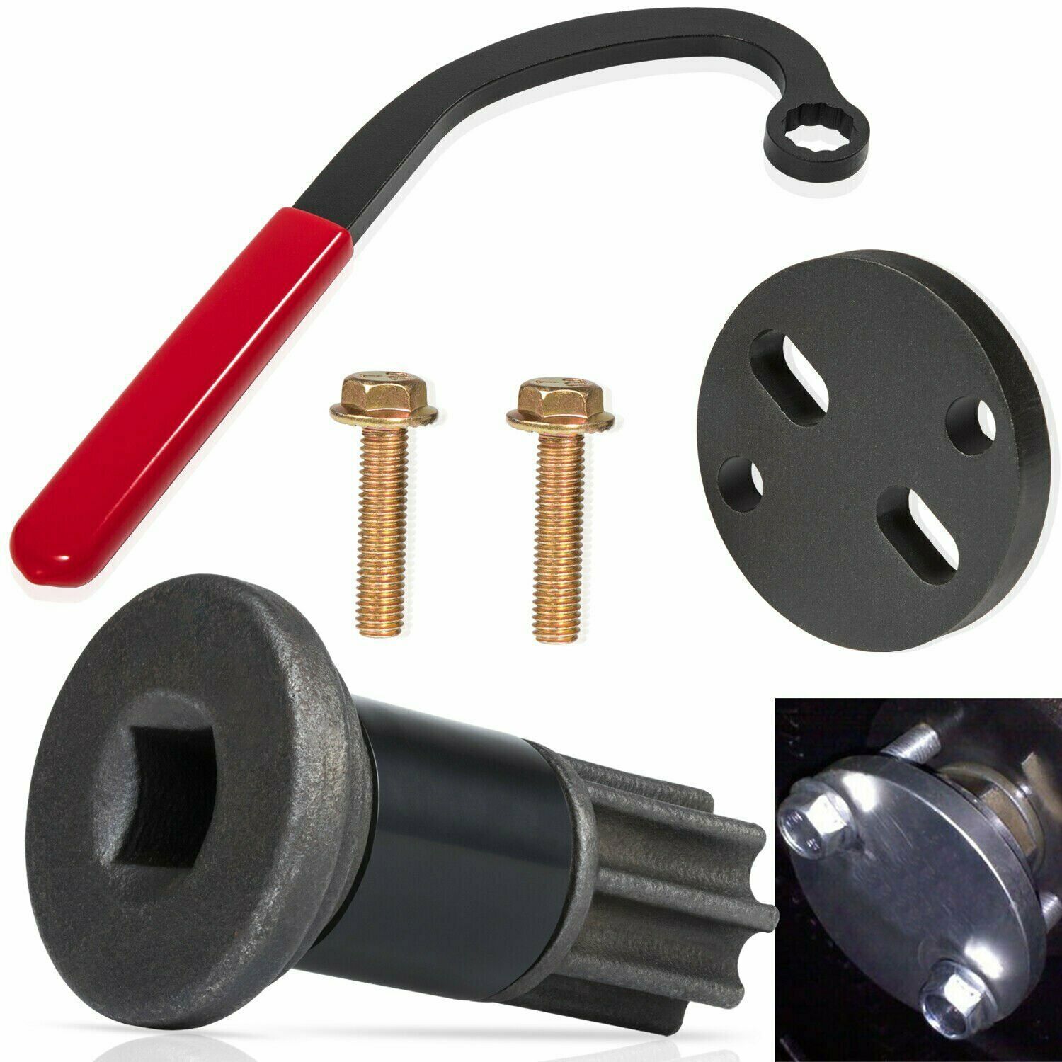 For Dodge Cummins Engine Barring Tool injection Pump Gear Puller Lock Nut Wrench