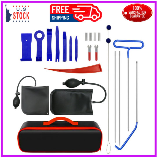 Car Lockout Kit Portable Automotive Tool Set 22 PCS Stainless Steel Assorted 5Th