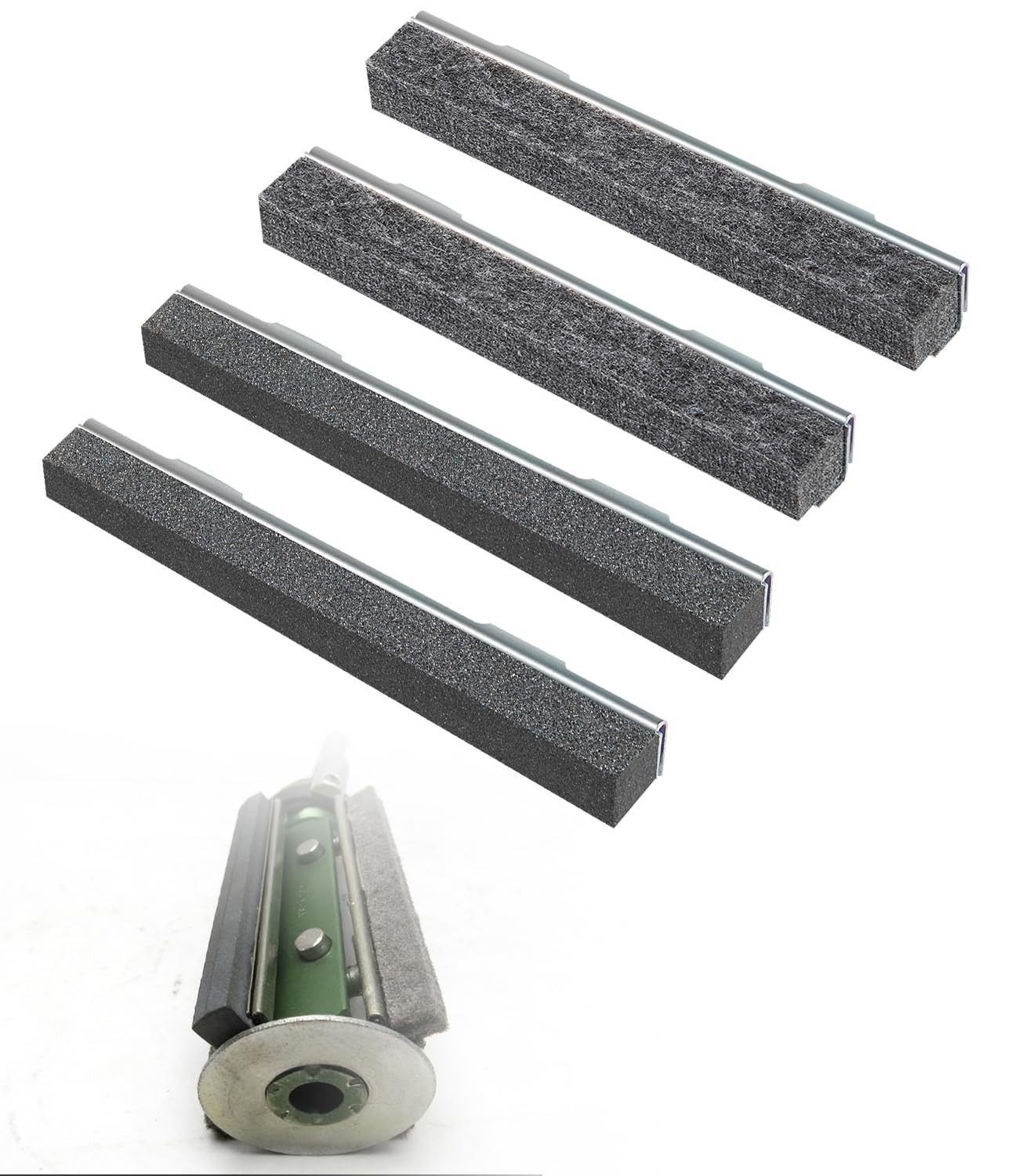 80-Grit Cylinder Hone Replacement Kit – 2 Stones & 2 Wipers for Engine Repair
