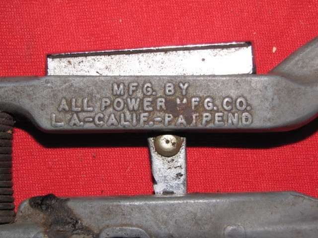 Vintage All-Power Engine Cylinder Ridge Reamer USA & All Power Groove Cleaner