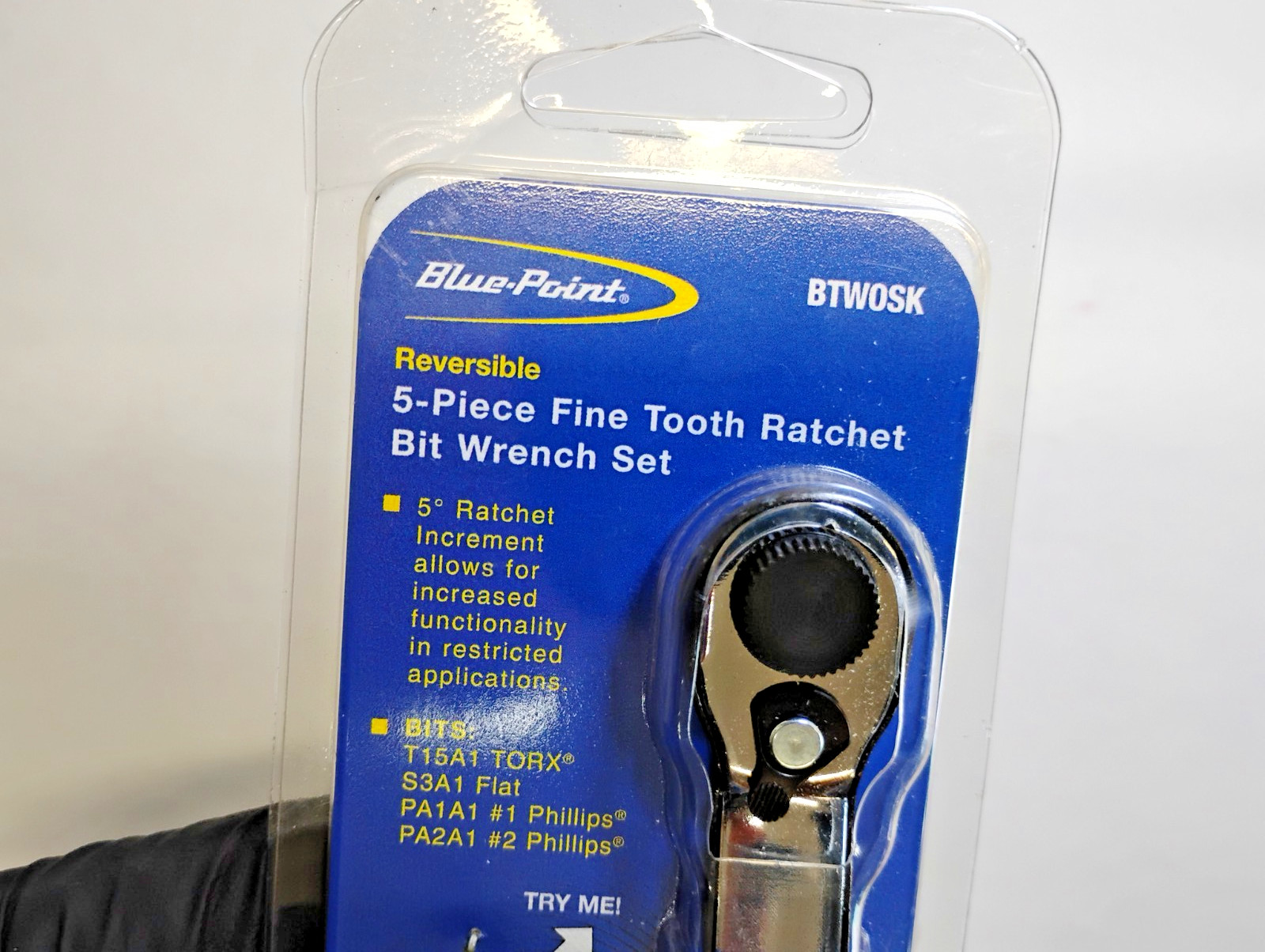Blue Point Tools USA NEW Mini Ratcheting Handle Set 5pc FACTORY SEALED BTWOSK