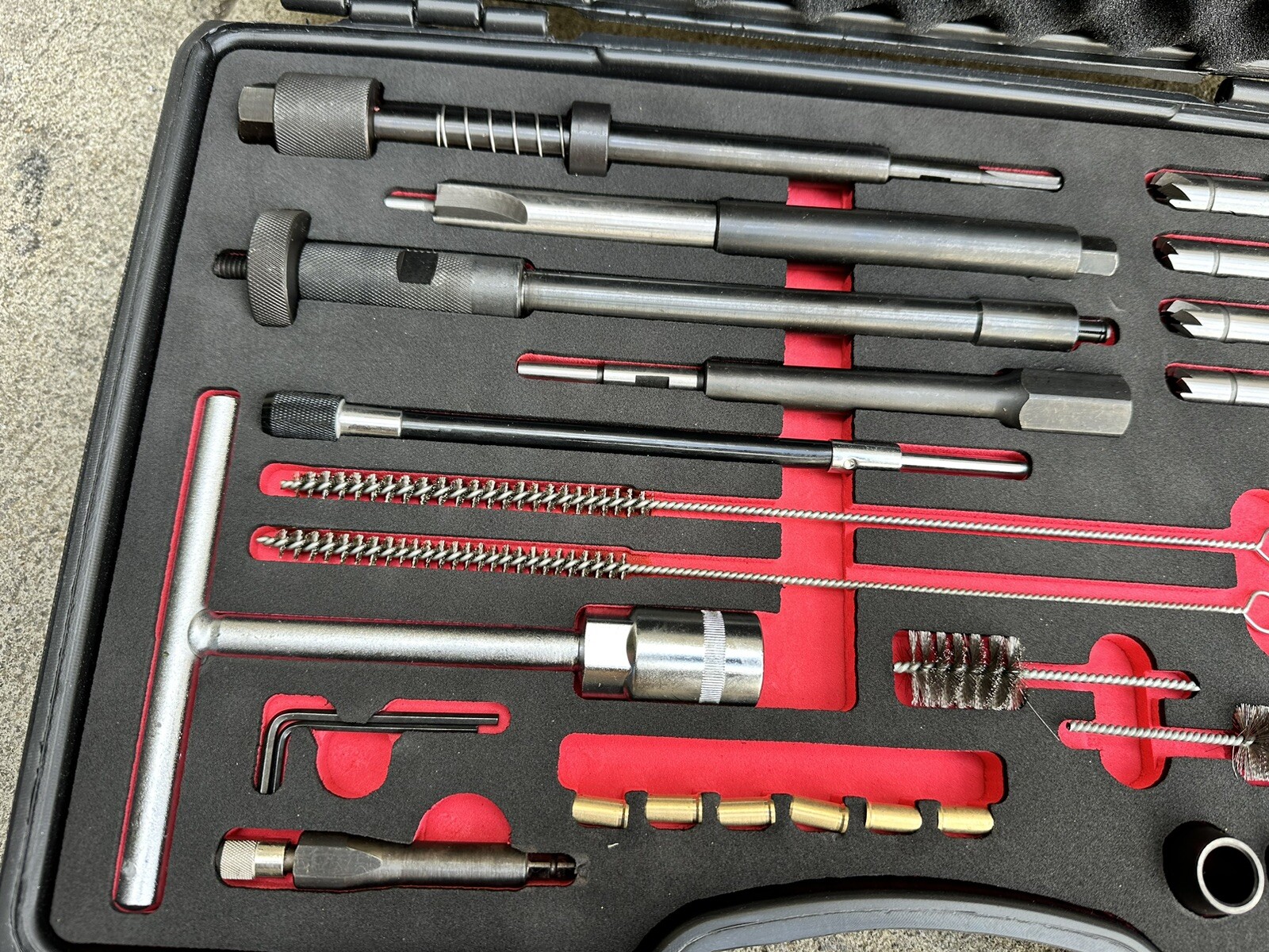 Universal Reface Diesel Injector Seat Cutter Reamer Set & Manhole Cleaning Set