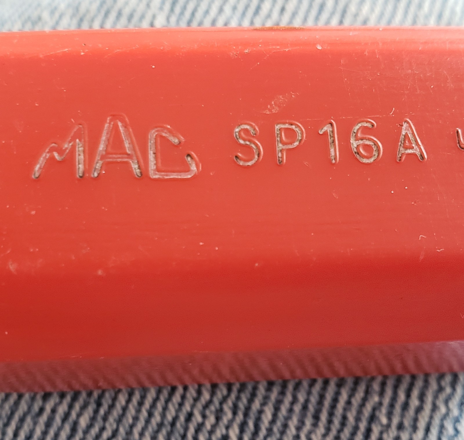 MAC Tools SP10A SP16A 2 Piece Hard Red Handle Gasket Scraper Set * listing for 2