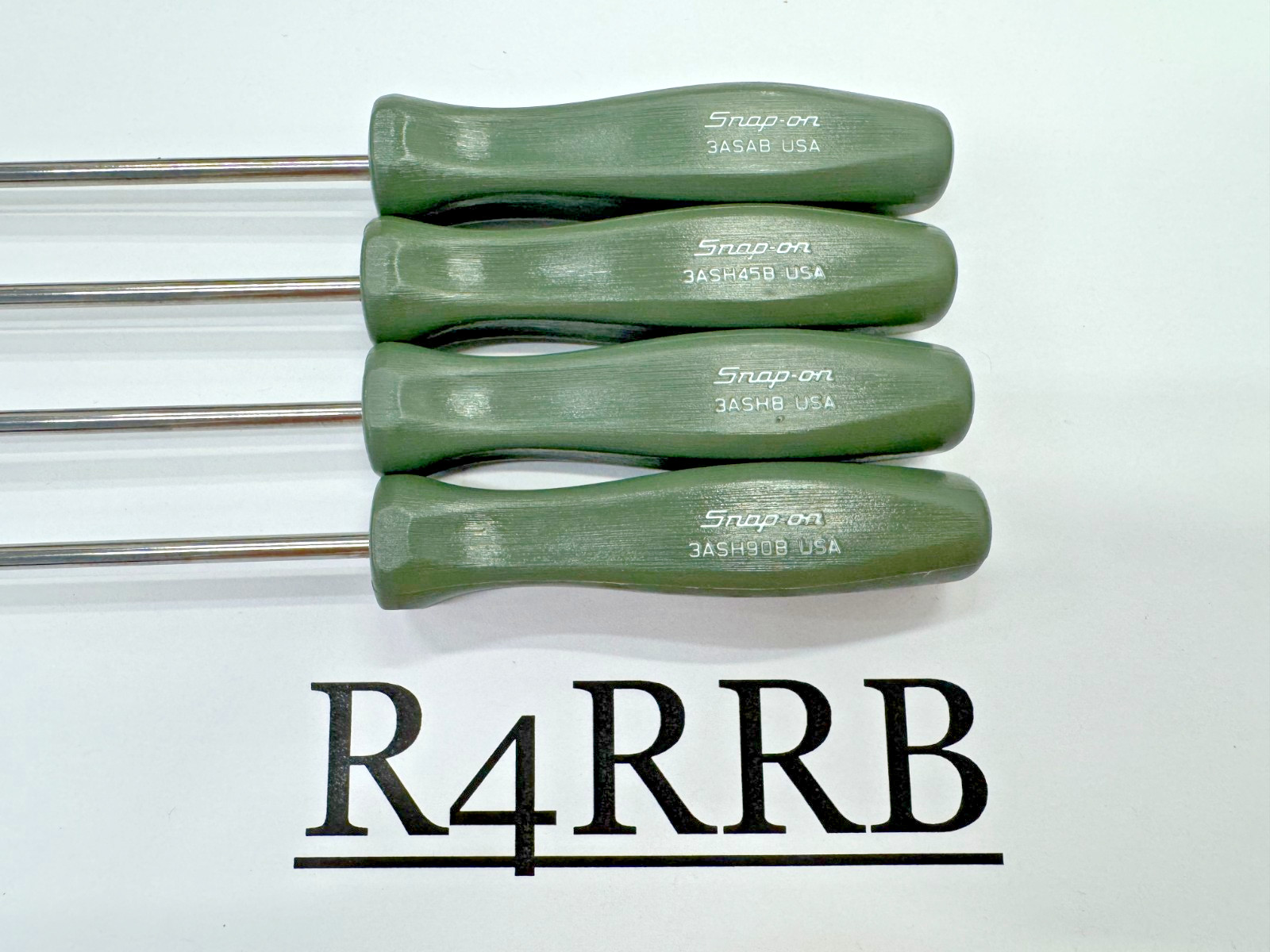 Snap-on Tools USA RARE NOS COMBAT GREEN Mini Hard Handle Hook Pick Set ASA204BCG