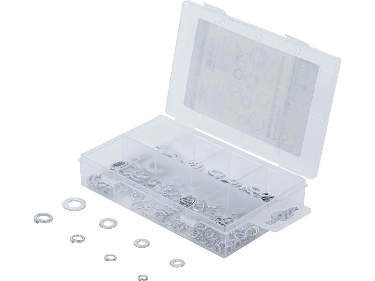 Spring washer / washers assortment box M4-M8 250 pieces