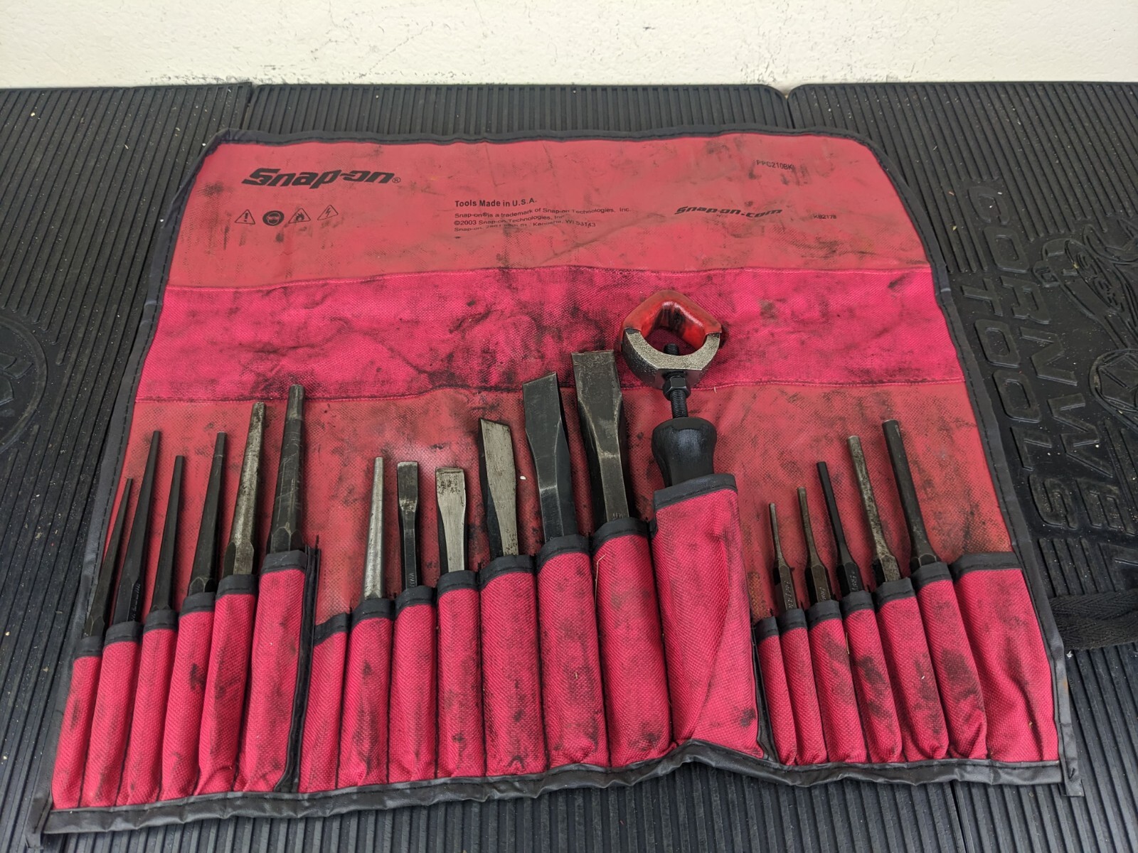 #bf060 SNAP-ON TOOLS Tapered / Pin Punch and Chisel Set PPC210BK