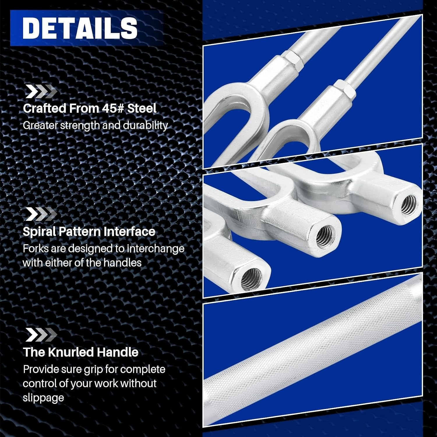 Efficient Ball Joint Remover and Tie Rod Tool Set – 5 Pieces with Storage Case