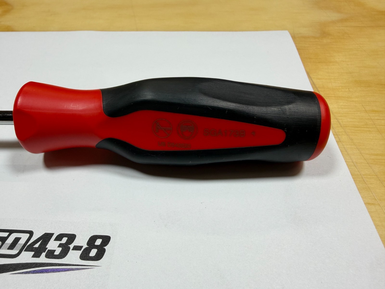 Snap-on Tools USA NEW RED Soft Grip Radiator Hose Pick SGA173BR