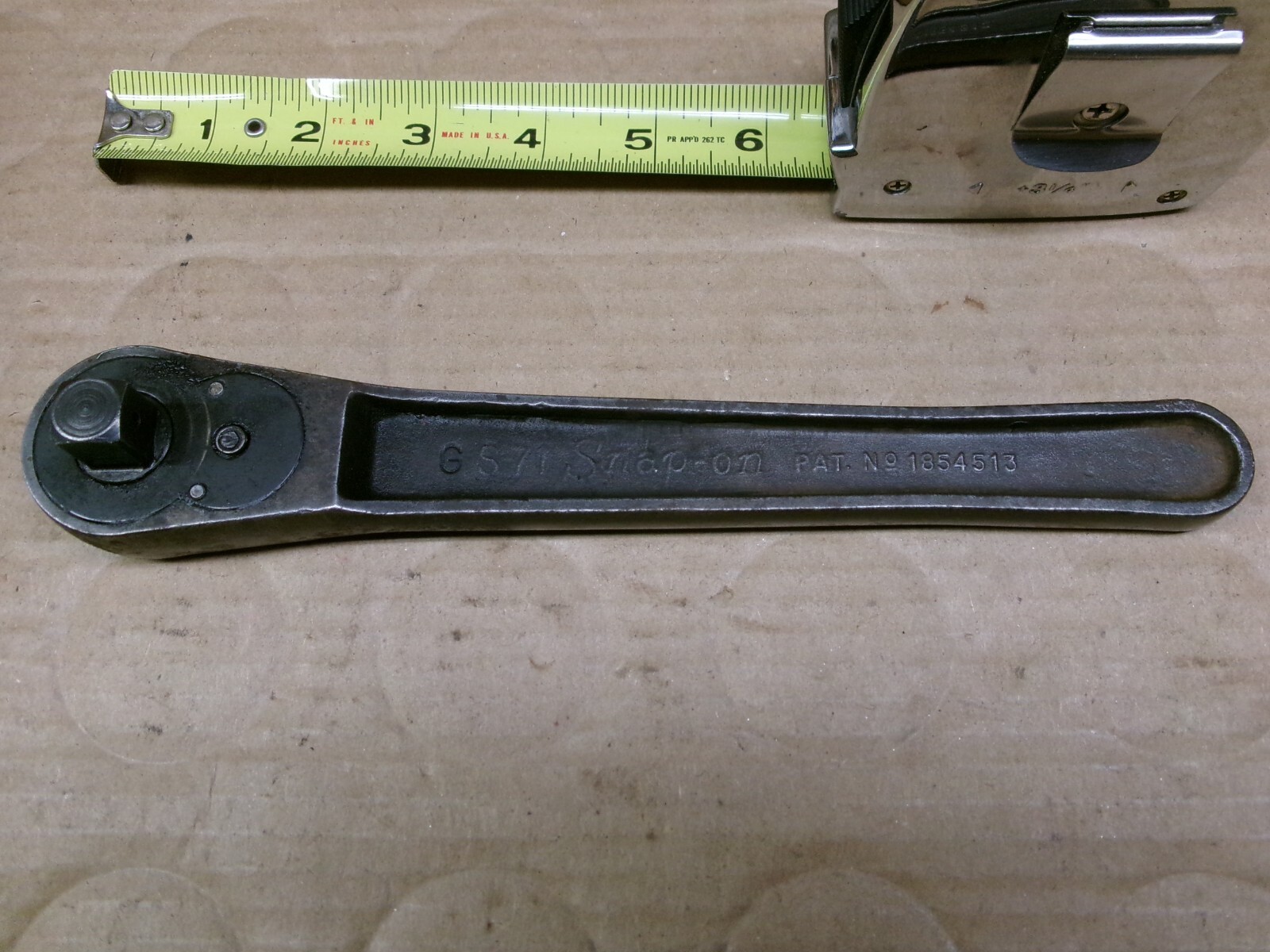 Snap-on USA 1/2″ Drive Black Oxide Finish Ratchet No GS-71