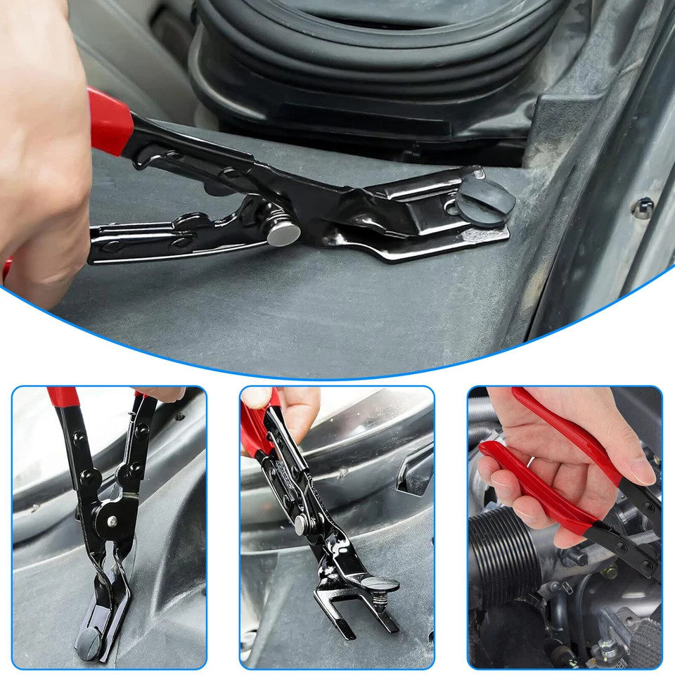 3PCS Auto Clip Pliers Set Fastener Remover Car Trim Rivet Removal Pry Tool