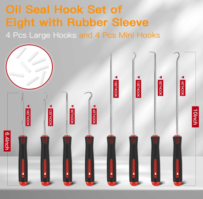8 Piece Automotive Tool, Pick Set, Precision Oil Seal Pick Tool, Mechanical Devi