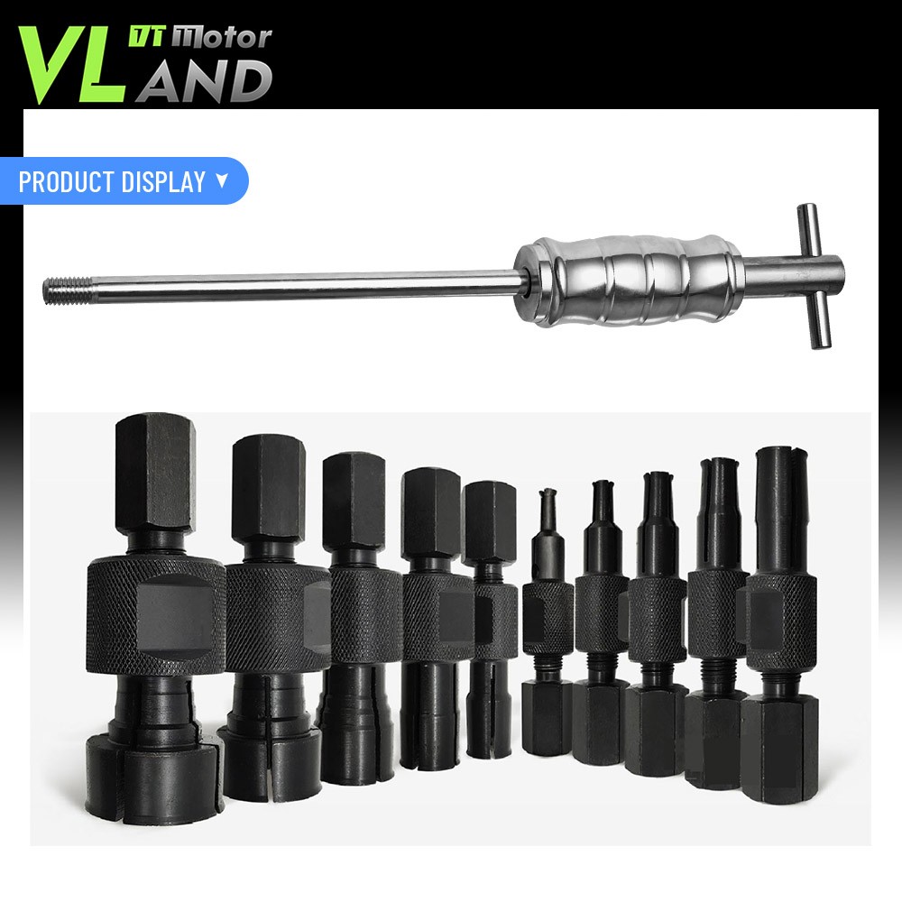 9pc 8-32mm Blind Hole Inner Bearing Puller Set Remover Slide Hammer Internal Kit