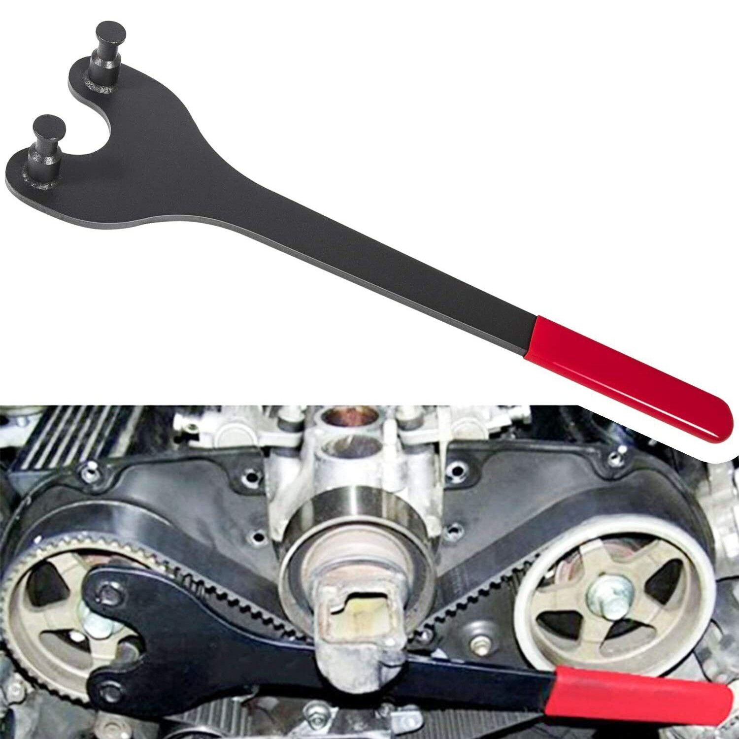 🆕Camshaft Pulley Holding Tool For Toyota Camry Nissan Mazda OHC W89208 US